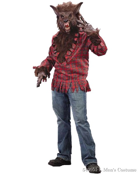 Werewolf Medium Large Costume For Adults - Click Image to Close