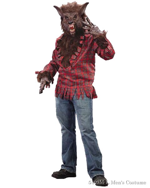 Werewolf Medium Large Costume For Adults