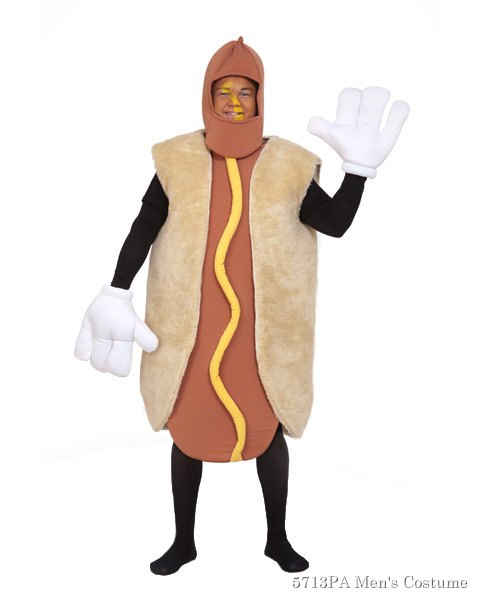 Deluxe Hot Dog Adult Unisex Costume - Click Image to Close