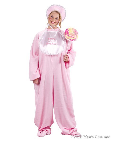 Female Adult Plus Size Pj Jammies Costume - Click Image to Close