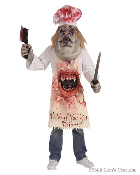 Butcher Costume For Adults - Click Image to Close