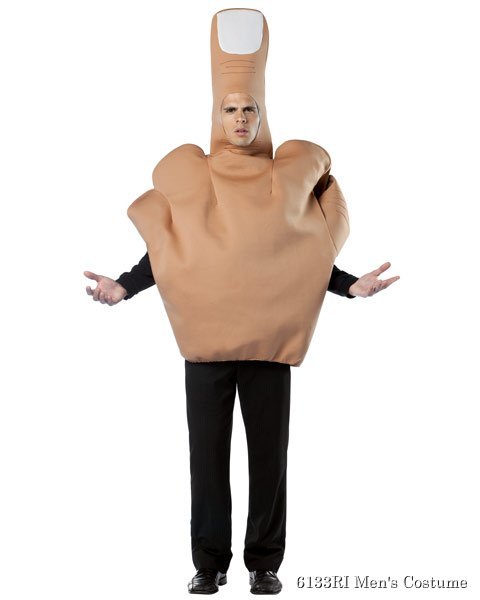 The Finger Adult Costume - Click Image to Close