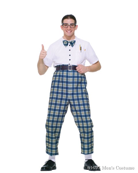 Adult Class Nerd Costume - Click Image to Close