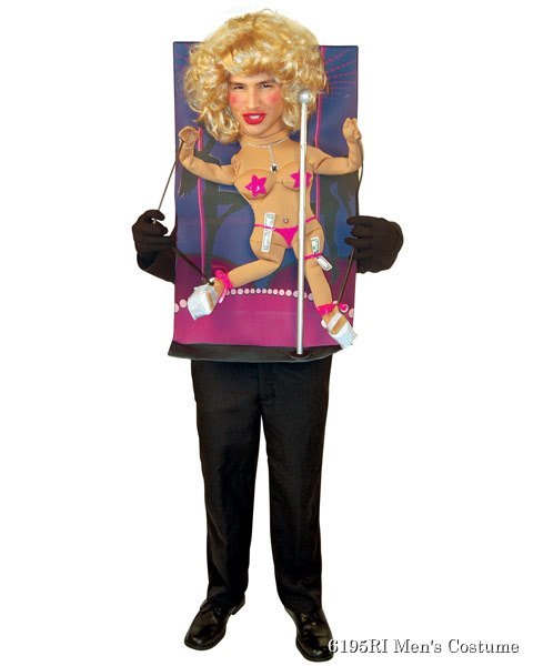 Teenie Weenies Pole Dancer Adult Costume - Click Image to Close