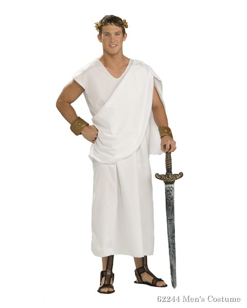 Toga Plus Size Costume For Adults - Click Image to Close