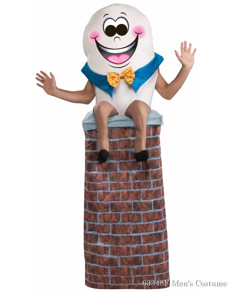 Adult Humpty Dumpty Sat On A Wall Costume - Click Image to Close