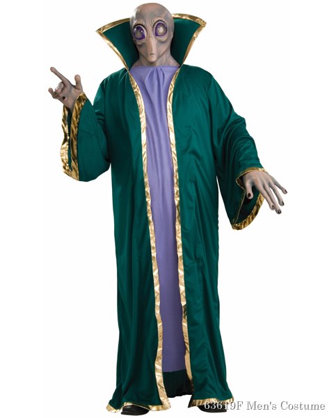 Mens Alien Costume Adult - Click Image to Close