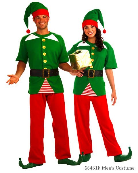 Adult Jolly Elf Costume - Click Image to Close
