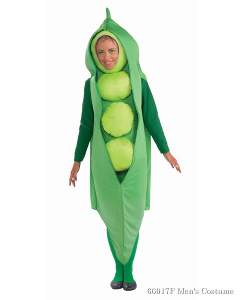 Peas In A Pod Adult Unisex Costume - Click Image to Close