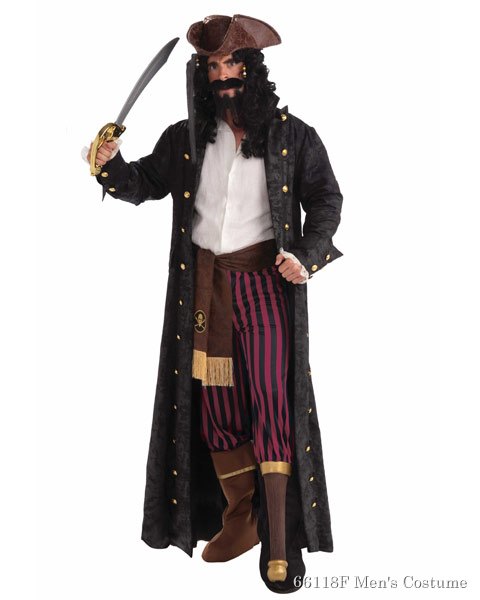 Peg Leg Pirate Mens Costume - Click Image to Close