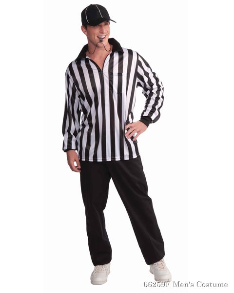Referee Shirt And Hat - Click Image to Close