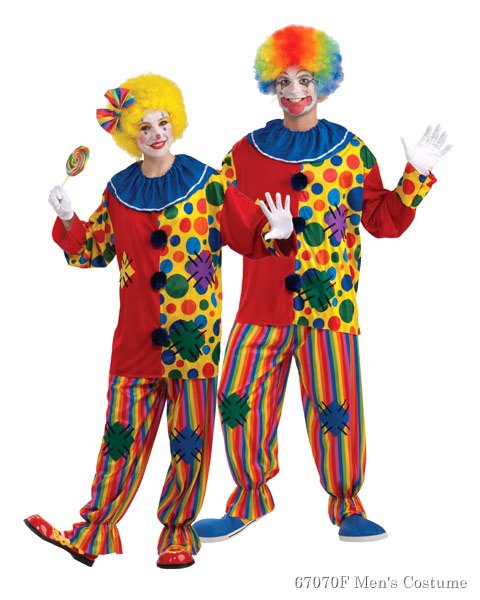 Big Top Clown Adult Unisex Costume - Click Image to Close