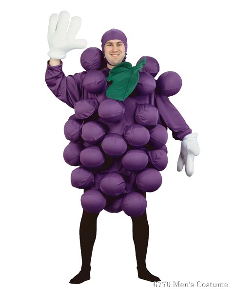 Purple Grapes Costume For Adult - Click Image to Close