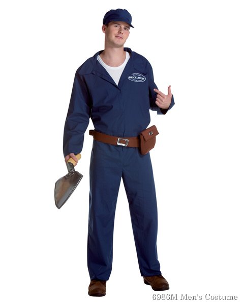 Brick Layer Costume for Adult - Click Image to Close