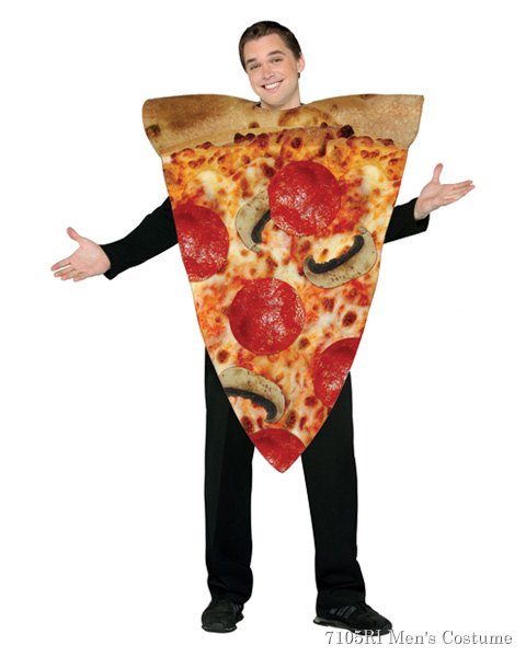 Pizza Slice Adult Unisex Costume - Click Image to Close