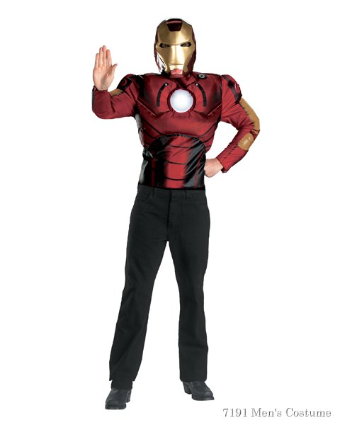 Iron Man Movie Value Muscle Adult Costu - Click Image to Close