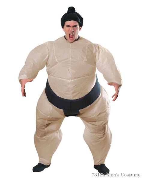 Inflatable Sumo Costume For Adult - Click Image to Close