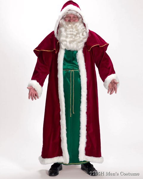 Mens Victorian Santa Costume - Click Image to Close