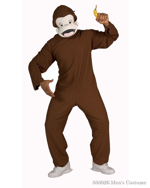 Curious George Costume For Adults - Click Image to Close