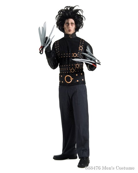 Edward Scissorhands Costume For Men - Click Image to Close