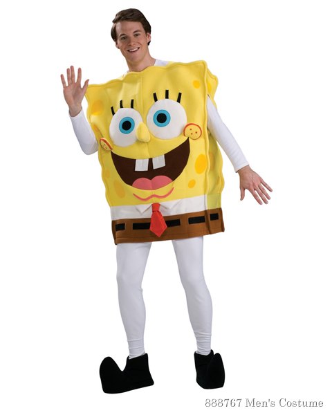 Deluxe Spongebob Costume For Adult - Click Image to Close