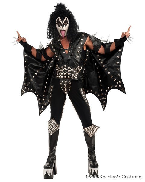 Collector KISS Demon Mens Costume - Click Image to Close