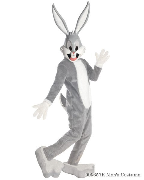 Unisex Supreme Edition Bugs Bunny Mascot Adult Costume - Click Image to Close