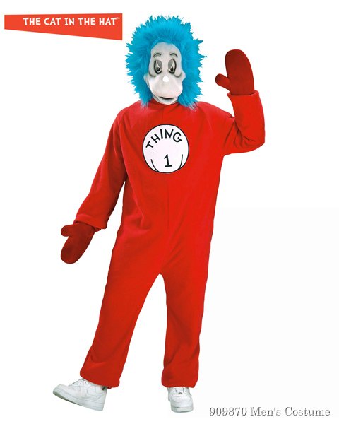 Thing 1 Costume for Adult - Click Image to Close