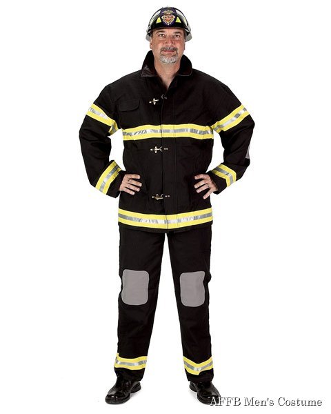 Adult Firefighter Costumer (with Helmet) - Click Image to Close