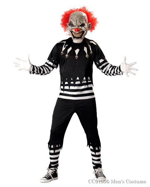 Psycho Clown Mens Costume - Click Image to Close