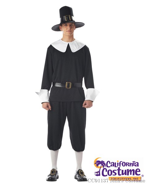 Adult Male Pilgrim Costume - Click Image to Close