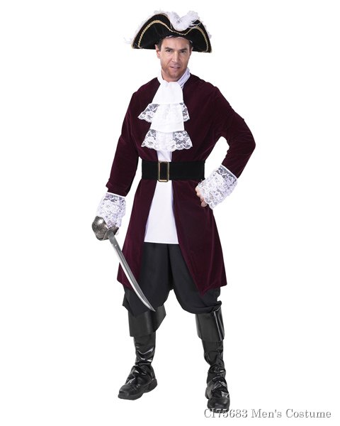 Adult Pirate Captain Costume - Click Image to Close
