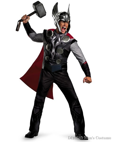 Deluxe Thor Movie Mens Costume - Click Image to Close