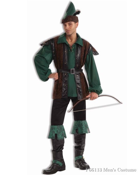 Classic Robin Hood Mens Costume - Click Image to Close