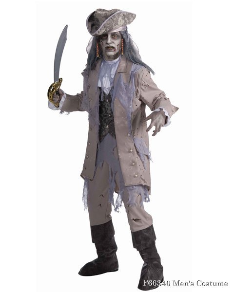 ZOMBIE PIRATE COSTUME - Click Image to Close