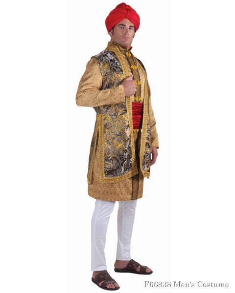 Deluxe Maharaja Mens Costume - Click Image to Close