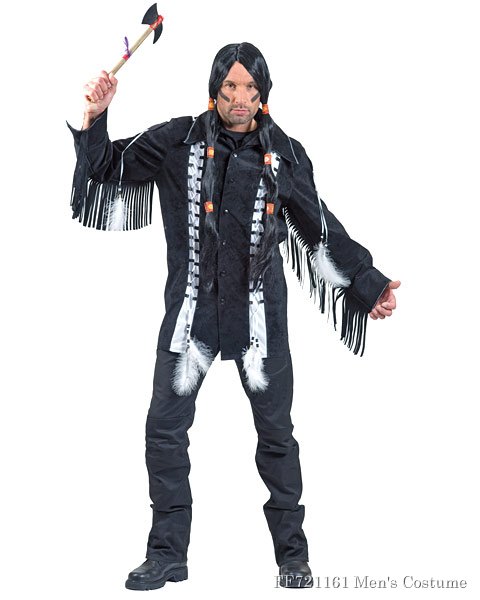 Black Hawk Brave Mens Costume - Click Image to Close