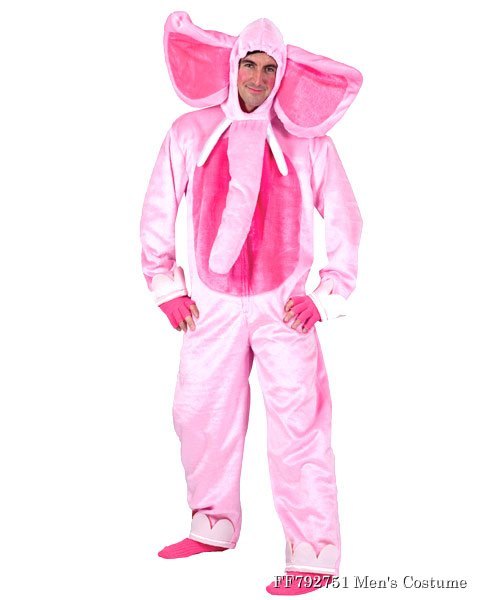 Pink Elephant Costume Mens Costume - Click Image to Close