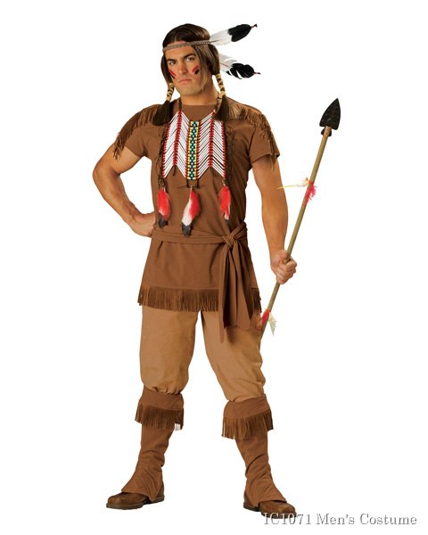 Elite Indian Brave Mens Costume - Click Image to Close