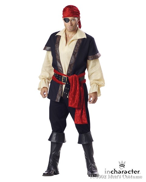 Adult Premier Pirate Costume - Click Image to Close