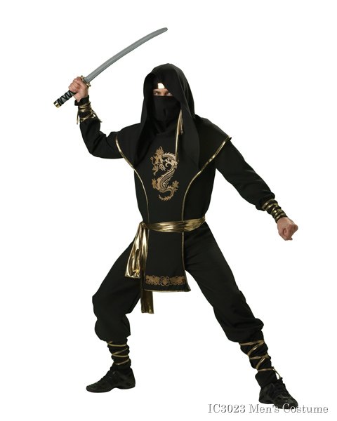 Adult Ninja Warrior Costume - Click Image to Close