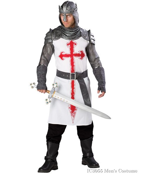 Deluxe Crusader Mens Costume - Click Image to Close