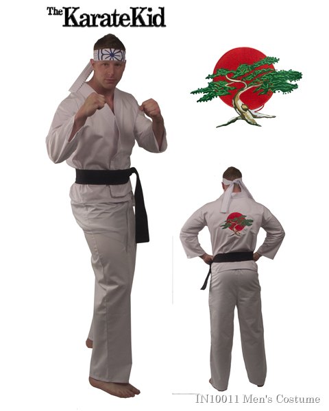 Adult The Karate Kids Deluxe Daniel San Costume - Click Image to Close