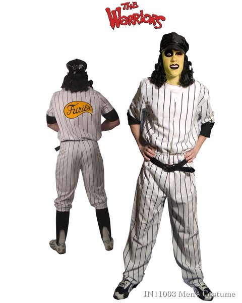 Adult The Warriors Baseball Furies Deluxe Costume - Click Image to Close
