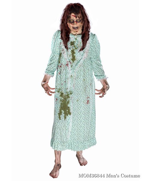 Exorcist Regan Womens Costume w/ Wig - Click Image to Close