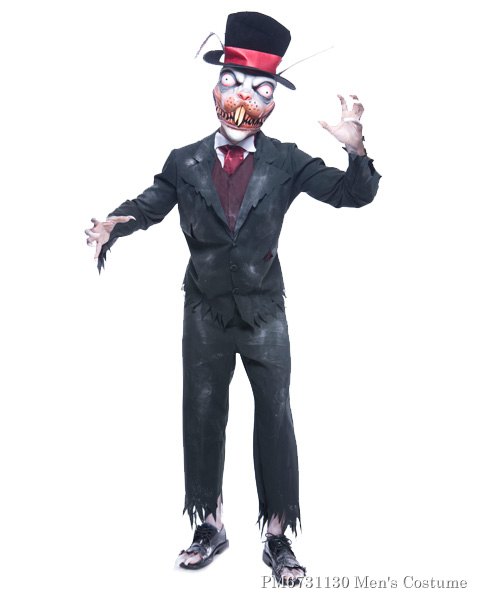 Mens Deluxe Wicked White Rabbit Costume - Click Image to Close