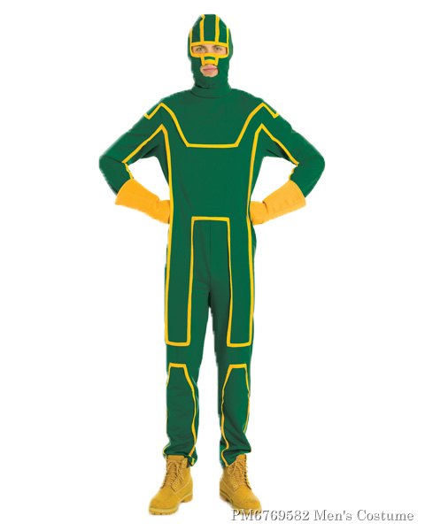 Deluxe Kick Ass Adult Costume - Click Image to Close