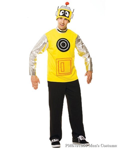 Yo Gabba Gabba Plex Mens Costume - Click Image to Close