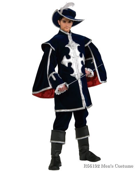 Grand Heritage Musketeer Mens Costume - Click Image to Close