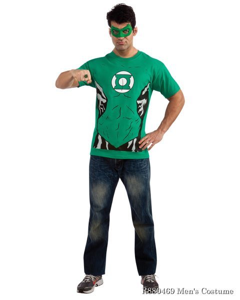 Green Lantern Mens Costume Kit - Click Image to Close